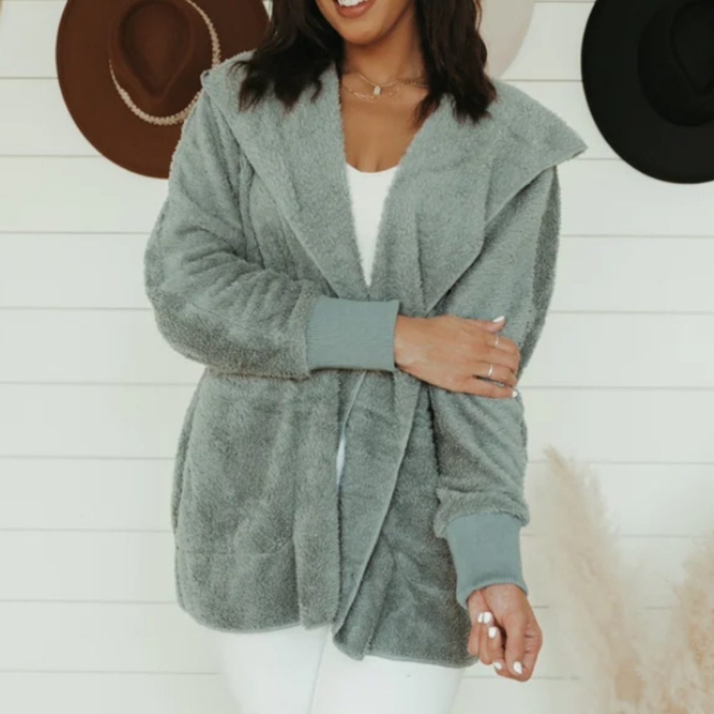 NWT Purple Sherpa Jacket